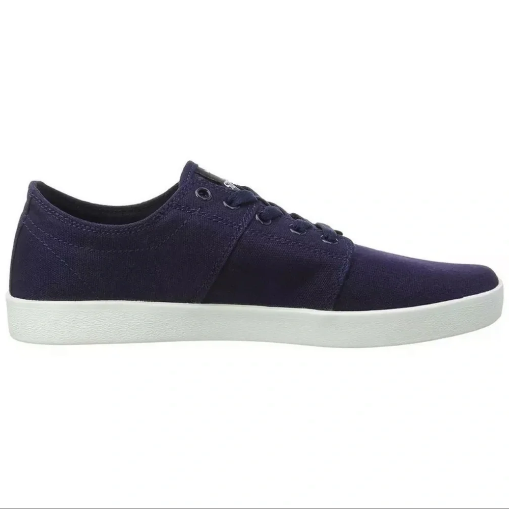 Supra Stacks ll D canvas skate shoe mens 7.5 midnight/white navy blue - Picture 4 of 5